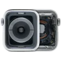 Housing Assembly Compatible For Watch Series 4 (40MM) (Used OEM Pull: Grade A) (Stainless / Silver)