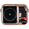 Housing Assembly Compatible For Watch Series 4 (44MM) (Used OEM Pull: Grade A) (GPS Version) (Aluminum / Gold)