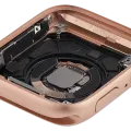 Housing Assembly Compatible For Watch Series 4 (44MM) (Used OEM Pull: Grade A) (GPS Version) (Aluminum / Gold)