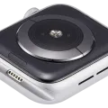 Housing Assembly Compatible For Watch Series 4 (44MM) (Used OEM Pull: Grade A) (Cellular Version) (Aluminum / Silver)