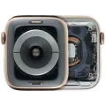 Housing Assembly Compatible For Watch Series 4 (44MM) (Used OEM Pull: Grade A) (Stainless / Gold)