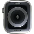 Housing Assembly Compatible For Watch Series 4 (44MM) (Used OEM Pull: Grade A) (Stainless / Silver)