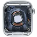 Housing Assembly Compatible For Watch Series 4 (44MM) (Used OEM Pull: Grade A) (Stainless / Silver)