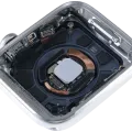 Housing Assembly Compatible For Watch Series 4 (44MM) (Used OEM Pull: Grade A) (Stainless / Silver)
