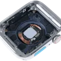 Housing Assembly Compatible For Watch Series 4 (44MM) (Used OEM Pull: Grade A) (Stainless / Silver)