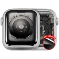 Housing Assembly Compatible For Watch Series 5 (40MM) (Used OEM Pull: Grade A) (GPS Version) (Aluminum / Silver)