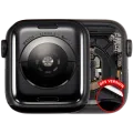 Housing Assembly Compatible For Watch Series 5 (40MM) (Used OEM Pull: Grade A) (GPS Version) (Aluminum / Space Black)