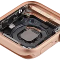 Housing Assembly Compatible For Watch Series SE 1st (40MM) (Used OEM Pull: Grade A) (Cellular Version) (Aluminum / Gold)