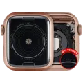 Housing Assembly Compatible For Watch Series SE 1st (40MM) (Used OEM Pull: Grade A) (GPS Version) (Aluminum / Gold)