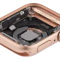 Housing Assembly Compatible For Watch Series SE 1st (40MM) (Used OEM Pull: Grade A) (GPS Version) (Aluminum / Gold)