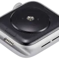Housing Assembly Compatible For Watch Series SE 1st (40MM) (Used OEM Pull: Grade A) (Cellular Version) (Aluminum / Silver)