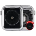 Housing Assembly Compatible For Watch Series SE 1st (40MM) (Used OEM Pull: Grade A) (GPS Version) (Aluminum / Silver)