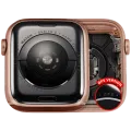 Housing Assembly Compatible For Watch Series 5 (44MM) (Used OEM Pull: Grade A) (GPS Version) (Aluminum / Gold)