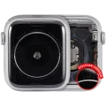Housing Assembly Compatible For Watch Series 5 (44MM) (Used OEM Pull: Grade A) (Cellular Version) (Aluminum / Silver)