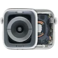 Housing Assembly Compatible For Watch Series 5 (44MM) (Used OEM Pull: Grade A) (Stainless / Silver)