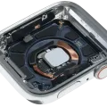 Housing Assembly Compatible For Watch Series 5 (44MM) (Used OEM Pull: Grade A) (Stainless / Silver)