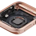 Housing Assembly Compatible For Watch Series SE 1st (44MM) (Used OEM Pull: Grade A) (Cellular Version) (Aluminum / Gold)
