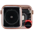 Housing Assembly Compatible For Watch Series SE 1st (44MM) (Used OEM Pull: Grade A) (GPS Version) (Aluminum / Gold)