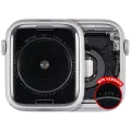 Housing Assembly Compatible For Watch Series SE 1st (44MM) (Used OEM Pull: Grade A) (GPS Version) (Aluminum / Silver)