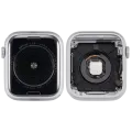 Housing Assembly Compatible For Watch Series SE 1st (44MM) (Used OEM Pull: Grade A) (GPS Version) (Aluminum / Silver)