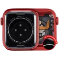 Housing Assembly Compatible For Watch Series 6 (40MM) (Used OEM Pull: Grade A) (Cellular Version) (Aluminum / Red)