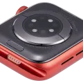 Housing Assembly Compatible For Watch Series 6 (40MM) (Used OEM Pull: Grade A) (Cellular Version) (Aluminum / Red)