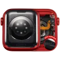 Housing Assembly Compatible For Watch Series 6 (40MM) (Used OEM Pull: Grade A) (GPS Version) (Aluminum / Red)