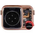 Housing Assembly Compatible For Watch Series 6 (40MM) (Used OEM Pull: Grade A) (Cellular Version) (Aluminum / Rose Gold)