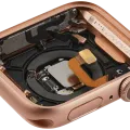 Housing Assembly Compatible For Watch Series 6 (40MM) (Used OEM Pull: Grade A) (GPS Version) (Aluminum / Rose Gold)