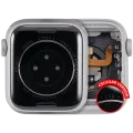 Housing Assembly Compatible For Watch Series 6 (40MM) (Used OEM Pull: Grade A) (Cellular Version) (Aluminum / Silver)