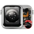 Housing Assembly Compatible For Watch Series 6 (40MM) (Used OEM Pull: Grade A) (GPS Version) (Aluminum / Silver)
