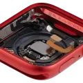 Housing Assembly Compatible For Watch Series 6 (44MM) (Used OEM Pull: Grade A) (Cellular Version) (Aluminum / Red)
