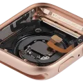 Housing Assembly Compatible For Watch Series 6 (44MM) (Used OEM Pull: Grade A) (GPS Version) (Aluminum / Rose Gold)