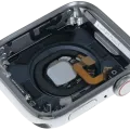 Housing Assembly Compatible For Watch Series 6 (44MM) (Used OEM Pull: Grade A) (Stainless / Silver)