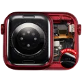 Housing Assembly Compatible For Watch Series 7 (41MM) (Used OEM Pull: Grade A) (GPS Version) (Aluminum / Red)