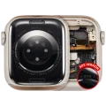Housing Assembly Compatible For Watch Series 7 (41MM) (Used OEM Pull: Grade A) (GPS Version) (Aluminum / Starlight)