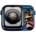 Housing Assembly Compatible For Watch Series 7 (45MM) (Used OEM Pull: Grade A) (GPS Version) (Aluminum / Blue)