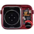 Housing Assembly Compatible For Watch Series 7 (45MM) (Used OEM Pull: Grade A) (Cellular Version) (Aluminum / Red)