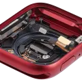 Housing Assembly Compatible For Watch Series 7 (45MM) (Used OEM Pull: Grade A) (Cellular Version) (Aluminum / Red)