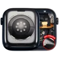 Housing Assembly Compatible For Watch Series 7 (45MM) (Used OEM Pull: Grade A) (GPS Version) (Aluminum / Space Black)