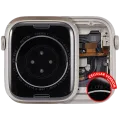 Housing Assembly Compatible For Watch Series 7 (45MM) (Used OEM Pull: Grade A) (Cellular Version) (Aluminum / Starlight)