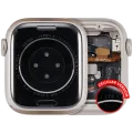Housing Assembly Compatible For Watch Series 8 (41MM) (Used OEM Pull: Grade A) (Cellular Version) (Aluminum / Starlight)