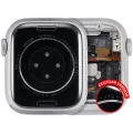 Housing Assembly Compatible For Watch Series 8 (41MM) (Used OEM Pull: Grade A)) (Cellular Version) (Aluminum / Silver)