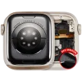 Housing Assembly Compatible For Watch Series 8 (41MM) (Used OEM Pull: Grade A) (GPS Version) (Aluminum / Starlight)