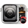 Housing Assembly Compatible For Watch Series 8 (41MM) (Used OEM Pull: Grade A) (GPS Version) (Aluminum / Silver)