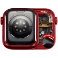 Housing Assembly Compatible For Watch Series 8 (41MM) (Used OEM Pull: Grade A) (GPS Version) (Aluminum / Red)