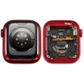Housing Assembly Compatible For Watch Series 8 (41MM) (Used OEM Pull: Grade A) (GPS Version) (Aluminum / Red)