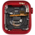 Housing Assembly Compatible For Watch Series 8 (41MM) (Used OEM Pull: Grade A) (GPS Version) (Aluminum / Red)