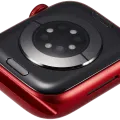 Housing Assembly Compatible For Watch Series 8 (41MM) (Used OEM Pull: Grade A) (GPS Version) (Aluminum / Red)