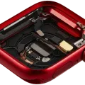 Housing Assembly Compatible For Watch Series 8 (41MM) (Used OEM Pull: Grade A) (GPS Version) (Aluminum / Red)
